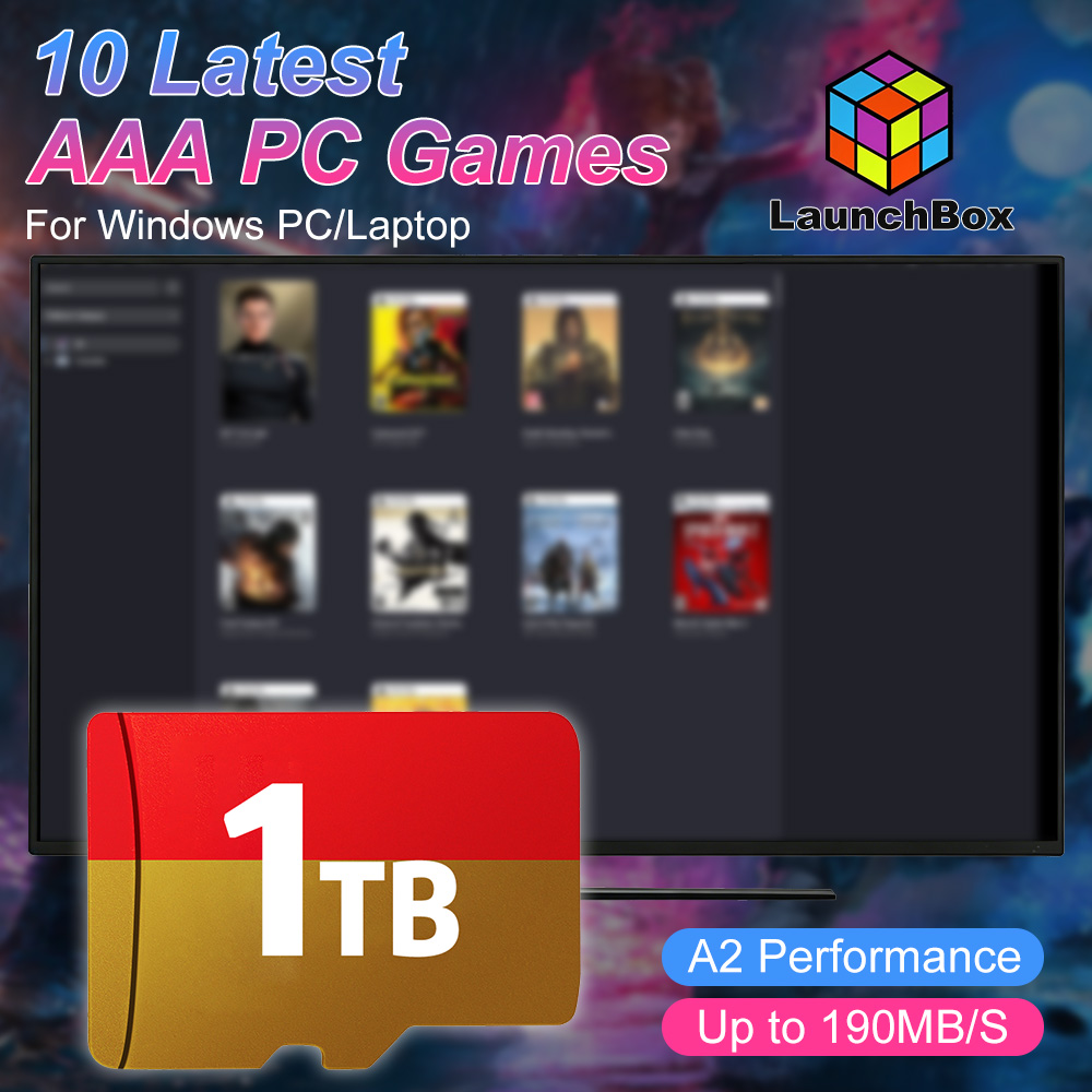 Retro Gaming Windows - JMachen 1TB Game TF Card Built