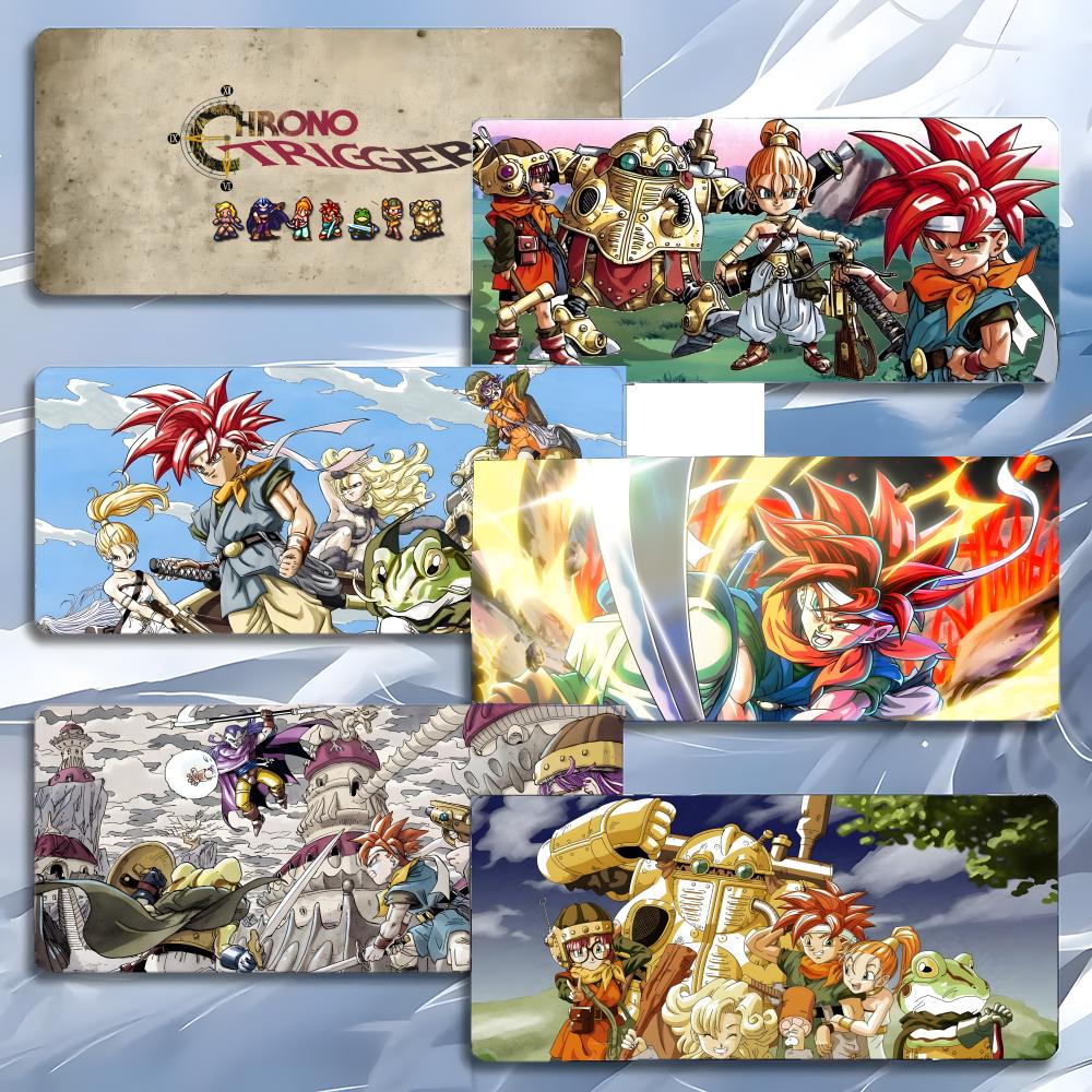 Retro Gaming Desk Setup - retro jrpg C-Chrono Trigger Mouse Pad