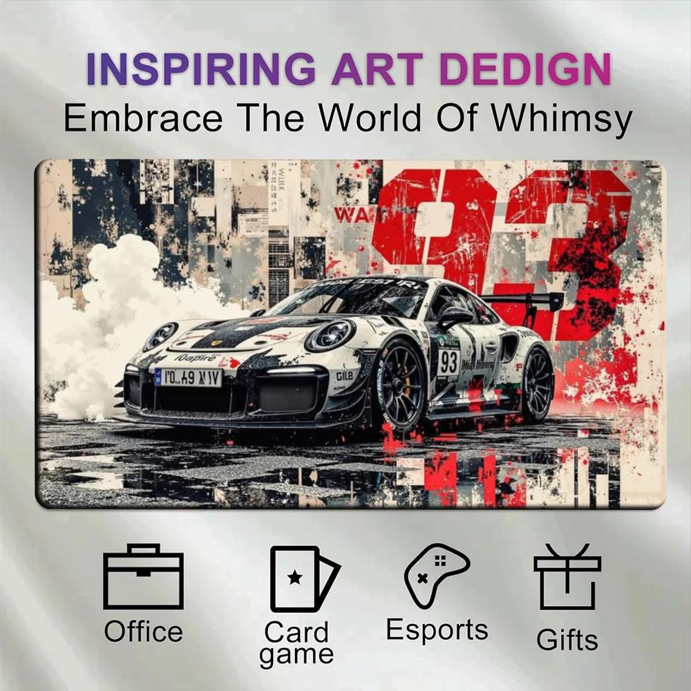 Retro Gaming Desk Setup - Extended Gaming Desk Mat Distressed Retro