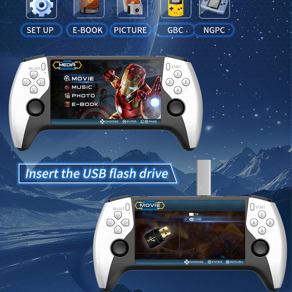 2026 New SF3500 5 Inch Handhel - Retro Gaming Portable recension och pris