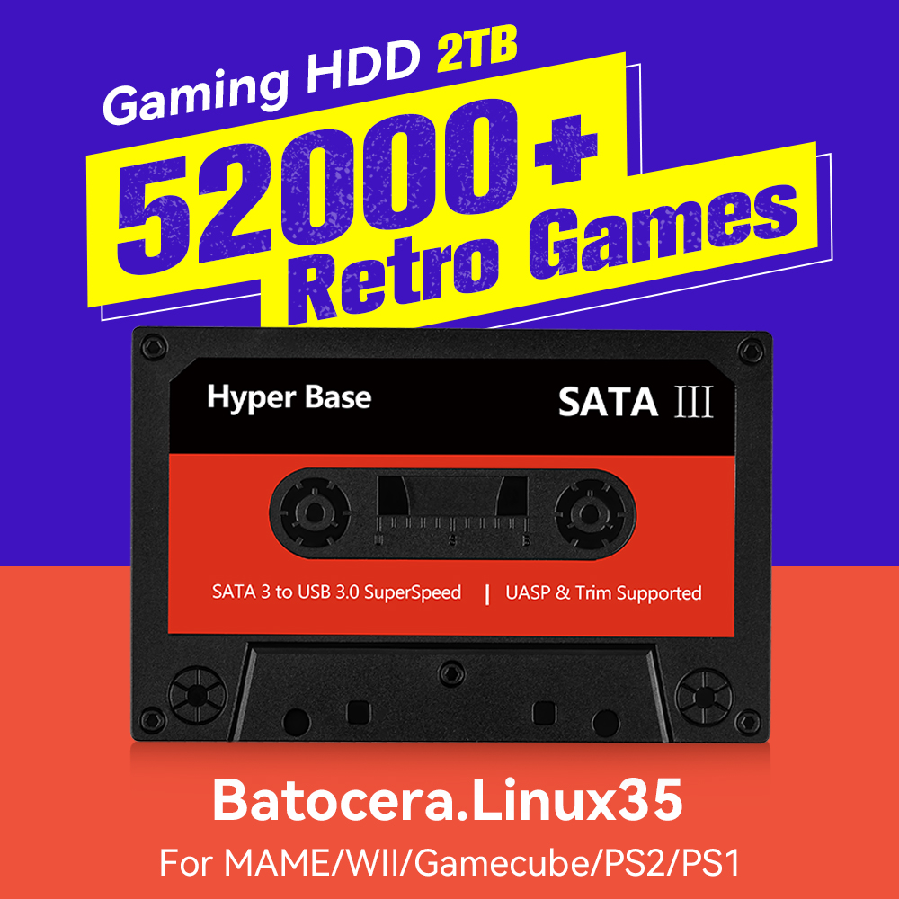 Batocera 500GB/2TB Retro Game  - Retro Gaming Windows recension och pris