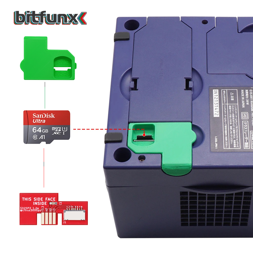 Bitfunx 3D Pinted SD2SP2 Cover - Retro Gaming Usb Stick recension och pris