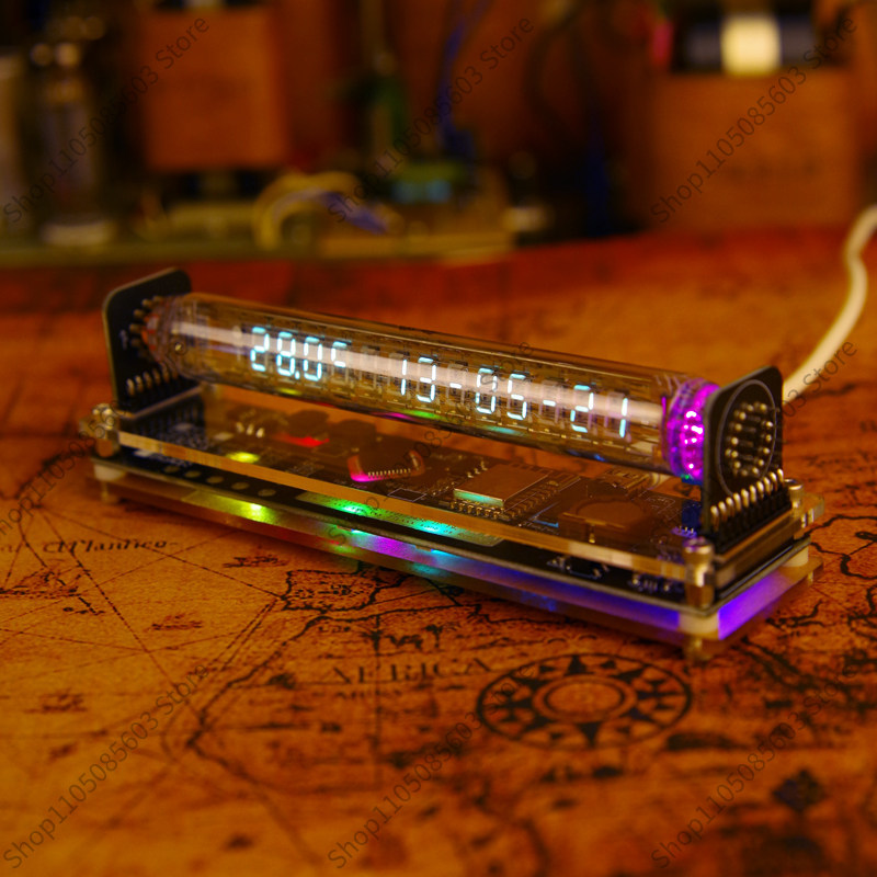 For VFD Tube Clock with Russia - Retro Gaming Desk Setup recension och pris
