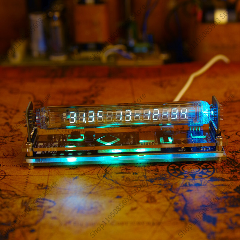 For VFD Tube Clock with Russia - Retro Gaming Desk Setup recension och pris