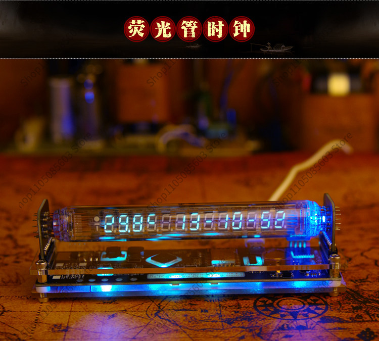 For VFD Tube Clock with Russia - Retro Gaming Desk Setup recension och pris