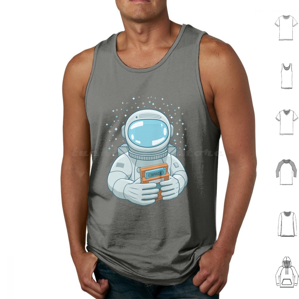 Gaming Spaceman Tank Tops Prin - Retro Gaming Gamestop recension och pris