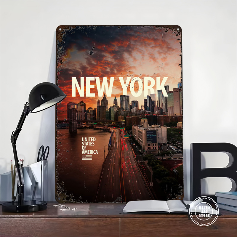 New York City Skyline Printed  - Retro Gaming York recension och pris
