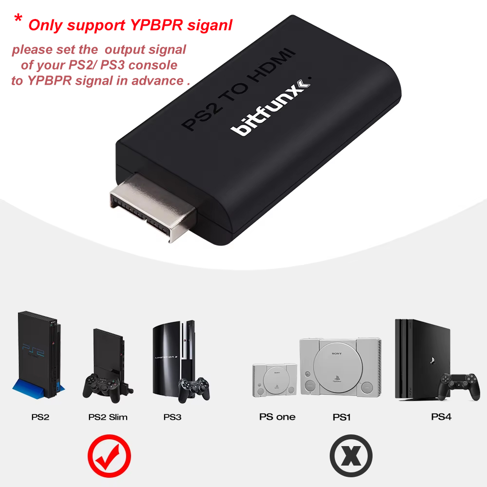 Bitfunx PS2 YPBPR to HDMI™ Ada - Retro Gaming Usb Stick recension och pris