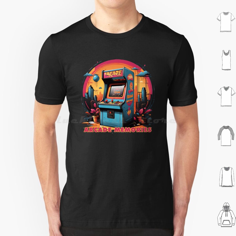 Arcade Memories-Arcade T Shirt - Retro Gaming Gamestop recension och pris