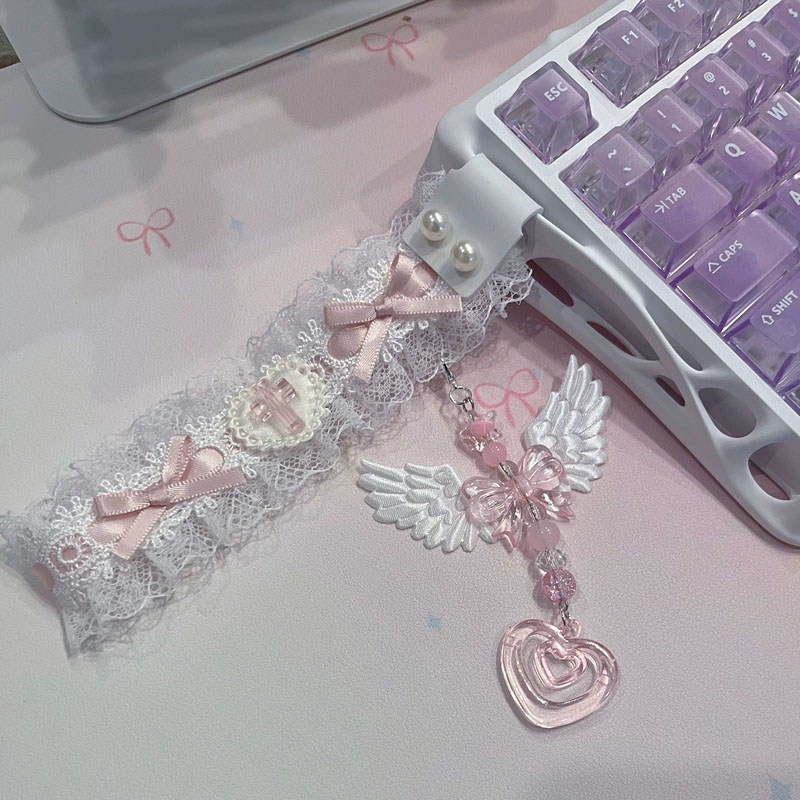 Lace Keyboard Strap Ribbon Uni - Retro Gaming Desk Setup recension och pris