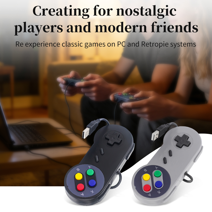 USB Retro Gamepad for PC NESPi - Retro Gaming Raspberry Pi 4 recension och pris
