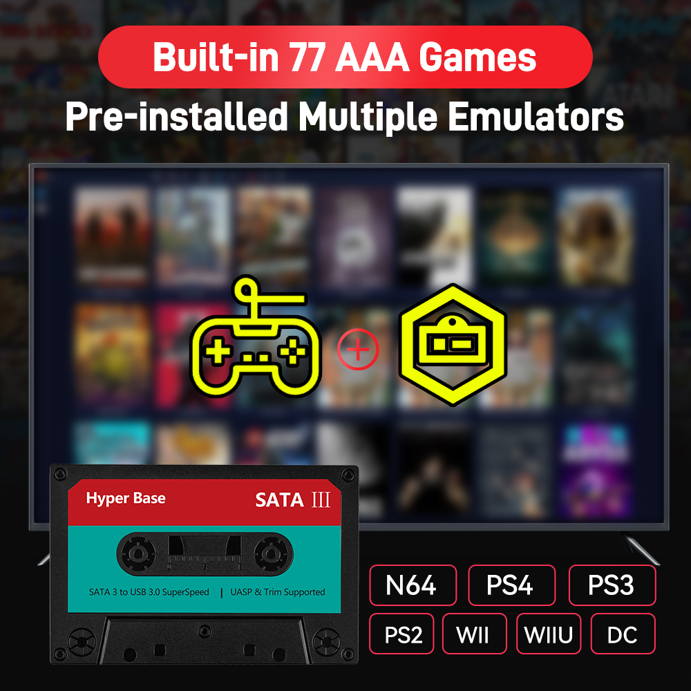 Portable 500G/2T Retro Game Ha - Retro Gaming Portable recension och pris