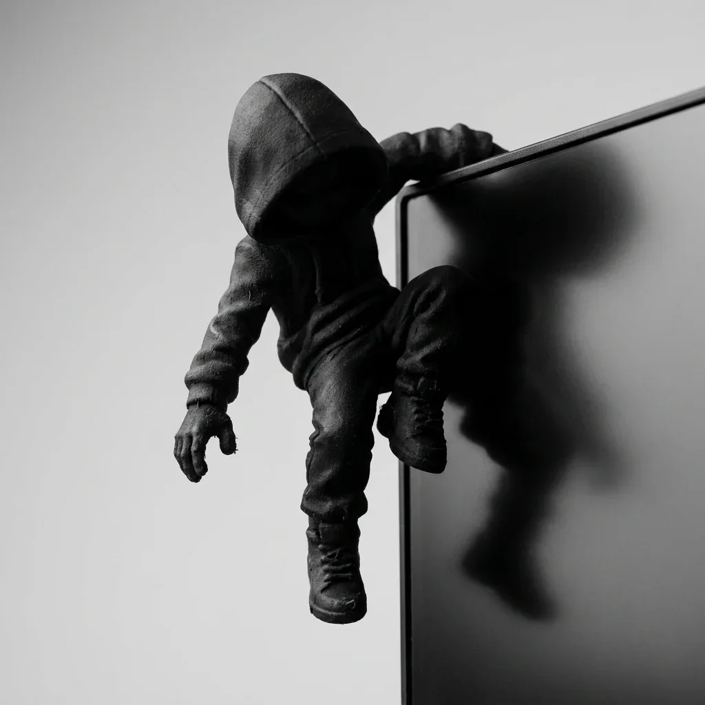 Hooded Climber Monitor Decor B - Retro Gaming Desk Setup recension och pris
