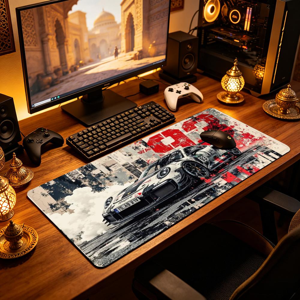 Extended Gaming Desk Mat Distr - Retro Gaming Desk Setup recension och pris